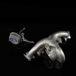 THE- 11 Highflow Abgaskrümmer mit Vakuum Dose / Highflow exhaust manifold with vacuum wastegate THE-8V 002 00